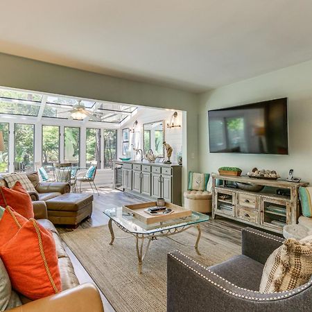 Modern Hilton Head Retreat Walk To Beach And Golf! Hilton Head Island Exterior foto